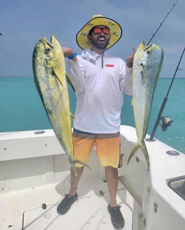 Deep sea fishing offshore from the Florida Keys