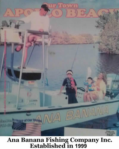 The Ana Banana fishing boat ready for a day on the Florida Keys