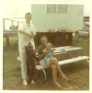 Vintage Brandenburg family group photo with a young Captain Joel and the day's catch